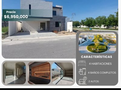 CASA NUEVA AL NORTE DE SALTILLO EQUIPADA AL NORTE DE COLOSIO